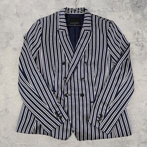 Banana Republic Double-Breasted Striped Blazer and Pants